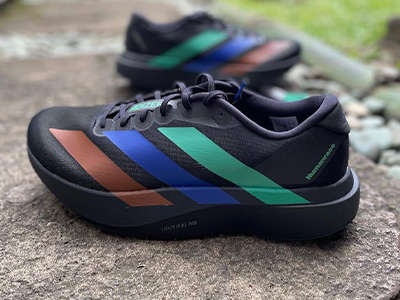 Adizero Evo SL Core Black Semi Court Green Semi Lucid Blue
